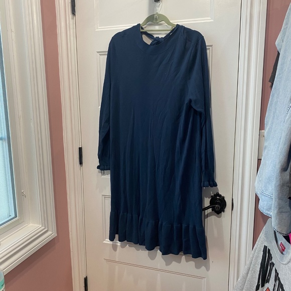 Loft Moody Gem Teal Sweater Dress - Picture 1 of 8
